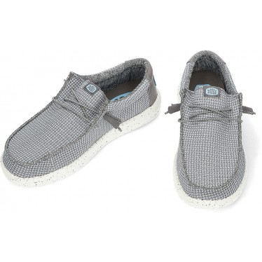 CHAUSSURES DE SPORT EN MAILLE DUDE WALLY 40403 GREY