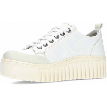 Baskets à plateforme ART Brighton 1534 WHITE