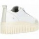 Baskets à plateforme ART Brighton 1534 WHITE