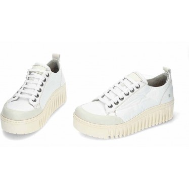 Baskets à plateforme ART Brighton 1534 WHITE