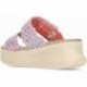 Sandales pour femmes HEYDUDE Delray Slide Surf Baja 43210 BLUE_PINK_MULTI