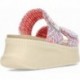 Sandales pour femmes HEYDUDE Delray Slide Surf Baja 43210 BLUE_PINK_MULTI