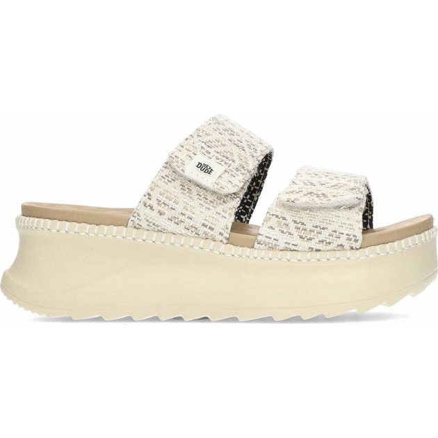 Sandales pour femmes HEYDUDE Delray Slide Surf Baja 43210 TAN_MULTI Sandales pour femmes HEYDUDE Delray Slide Surf Baja 43210 TAN_MULTI