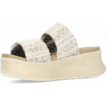 Sandales pour femmes HEYDUDE Delray Slide Surf Baja 43210 TAN_MULTI