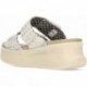 Sandales pour femmes HEYDUDE Delray Slide Surf Baja 43210 TAN_MULTI