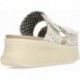 Sandales pour femmes HEYDUDE Delray Slide Surf Baja 43210 TAN_MULTI
