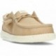 Mocassins à lacets en toile extensible HEYDUDE HD40700 TAN