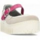 Ballerines à plateforme pour femmes ART Brighton 1515 CREAM_FUXIA