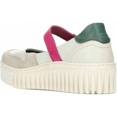 Ballerines à plateforme pour femmes ART Brighton 1515 CREAM_FUXIA
