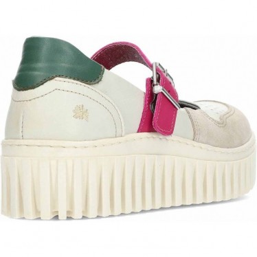 Ballerines à plateforme pour femmes ART Brighton 1515 CREAM_FUXIA