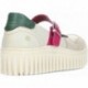Ballerines à plateforme pour femmes ART Brighton 1515 CREAM_FUXIA