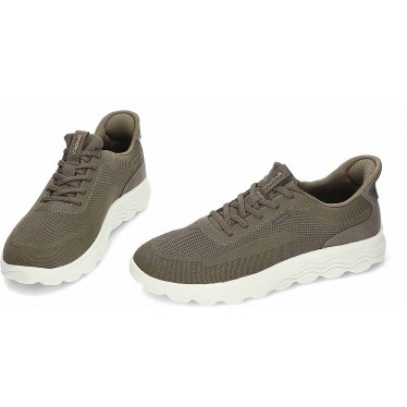 Baskets homme GEOX Spherica Plus U55MPA MILITARY