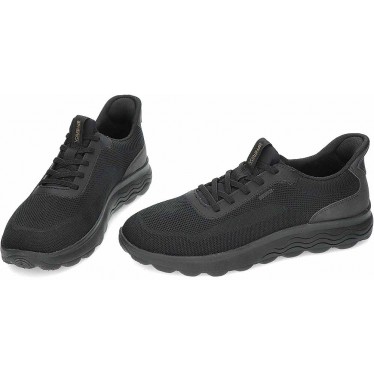 Baskets homme GEOX Spherica Plus U55MPA BLACK