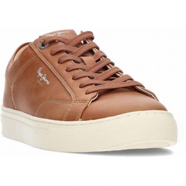 Baskets homme Pepe Jeans PMS00048 Joe Basic TAN_BROWN