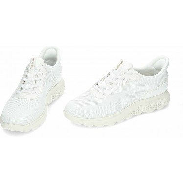 Baskets femme GEOX Spherica Plus D557MA WHITE