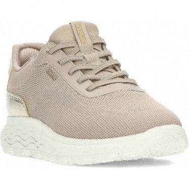 Baskets femme GEOX Spherica Plus D557MA TAUPE_GOLD