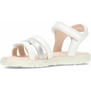 Sandales GEOX Haiti J458ZD pour fille WHITE_SILVER