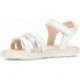 Sandales GEOX Haiti J458ZD pour fille WHITE_SILVER