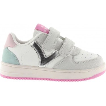 Chaussure de sport en daim craquelé Victoria 1124124 pour filles ROSA