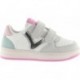 Chaussure de sport en daim craquelé Victoria 1124124 pour filles ROSA