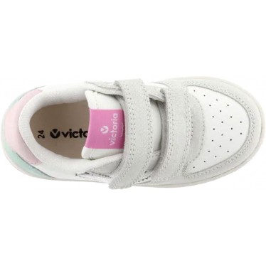 Chaussure de sport en daim craquelé Victoria 1124124 pour filles ROSA