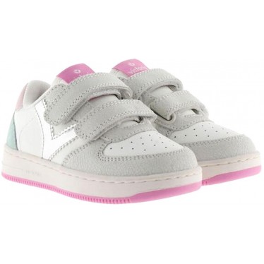 Chaussure de sport en daim craquelé Victoria 1124124 pour filles ROSA