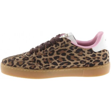 Chaussure de sport en daim imprimé pour femme Victoria 1126205 LEOPARDO
