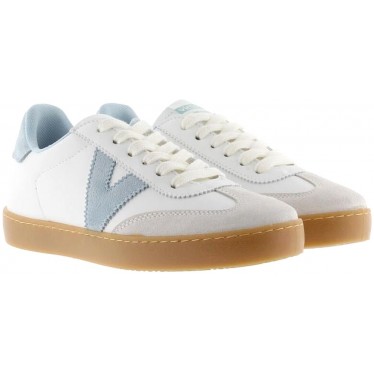 Baskets pour femmes VICTORIA Berlin Cliclista 1126206 CELESTE