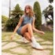 Baskets pour femmes VICTORIA Berlin Cliclista 1126206 CELESTE