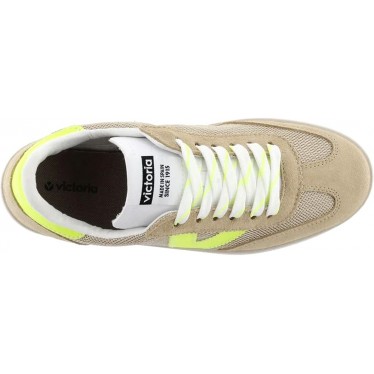 Chaussures de sport en daim pour femmes Victoria 1126211 Berlin BEIGE