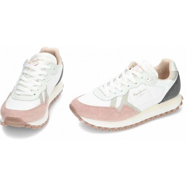 Baskets Pepe Jeans Brit-on Master PLS40041 pour femme SOFT_PINK