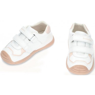 Baskets fille BIOMECANICS 241001B BLANCO_COTTON