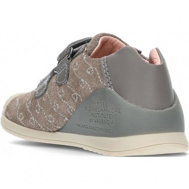 Baskets pour filles de BIOMECANICS 241101 en daim MARENGO