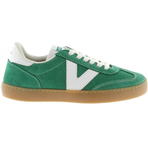 Chaussures de sport pour femmes Victoria 1126212 Berlin Retro Suede VERDE