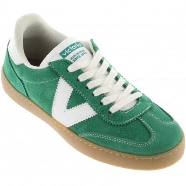Chaussures de sport pour femmes Victoria 1126212 Berlin Retro Suede VERDE