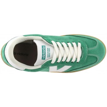 Chaussures de sport pour femmes Victoria 1126212 Berlin Retro Suede VERDE