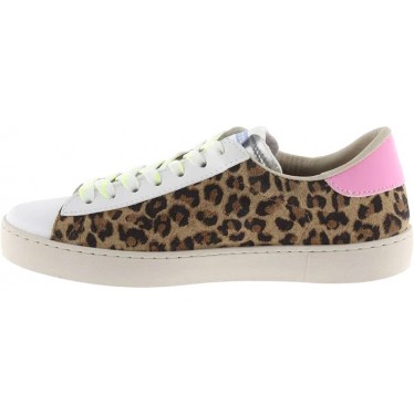 Baskets en daim à imprimé animal pour femme Victoria 1126214 LEOPARDO