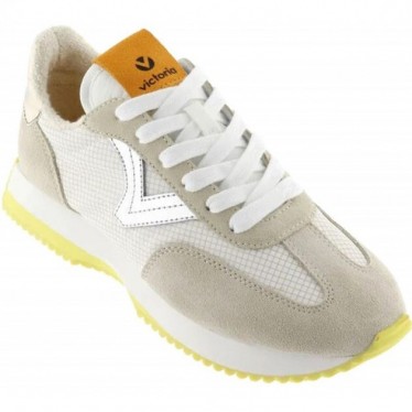Baskets en nylon et métal pour femme Victoria 1134112 Cosmos BEIGE