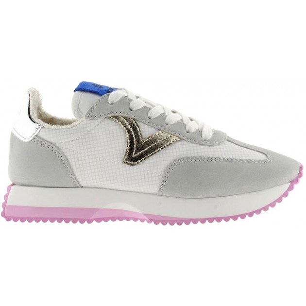 Baskets en nylon et métal pour femme Victoria 1134112 Cosmos GRIS Baskets en nylon et métal pour femme Victoria 1134112 Cosmos GRIS