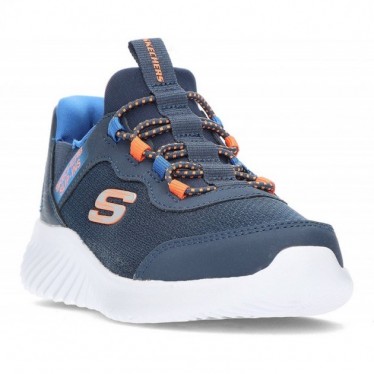 Baskets Skechers Slip-ins Bounder Brisk pour garçons 403822L NAVY_BLUE