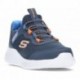 Baskets Skechers Slip-ins Bounder Brisk pour garçons 403822L NAVY_BLUE