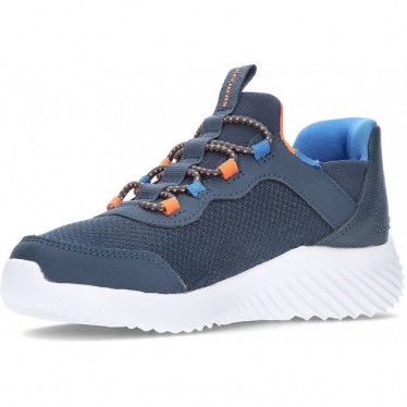 Baskets Skechers Slip-ins Bounder Brisk pour garçons 403822L NAVY_BLUE