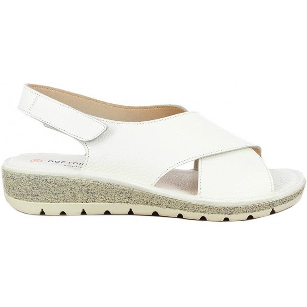 DOCTEUR CUTILLAS 35310 SANDALES CROISÉES BLANCO
