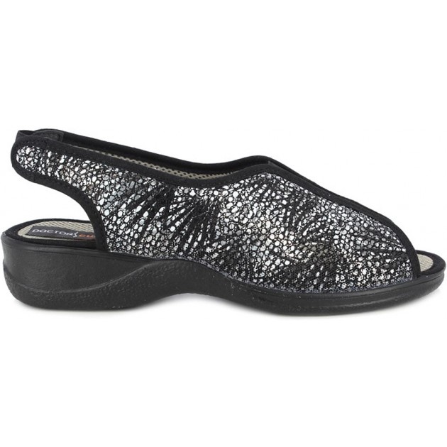 Sandale orthopédique Doctor Cutillas 21795 Élastiques NEGRO Sandale orthopédique Doctor Cutillas 21795 Élastiques NEGRO