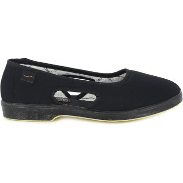 Doctor Cutillas Ballerines 414 Côté ouvert NEGRO