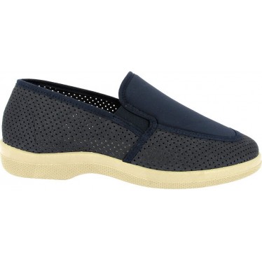 Mocassins Doctor Cutillas 21320 Toile Hachée MARINO