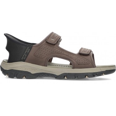 Sandales à enfiler Skechers Tresmen-Reece 205289 CHOCOLATE