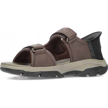 Sandales à enfiler Skechers Tresmen-Reece 205289 CHOCOLATE
