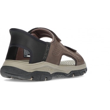 Sandales à enfiler Skechers Tresmen-Reece 205289 CHOCOLATE
