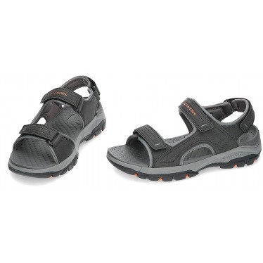 Sandales pour hommes Skechers Tresmen-Garo 204105 BLACK
